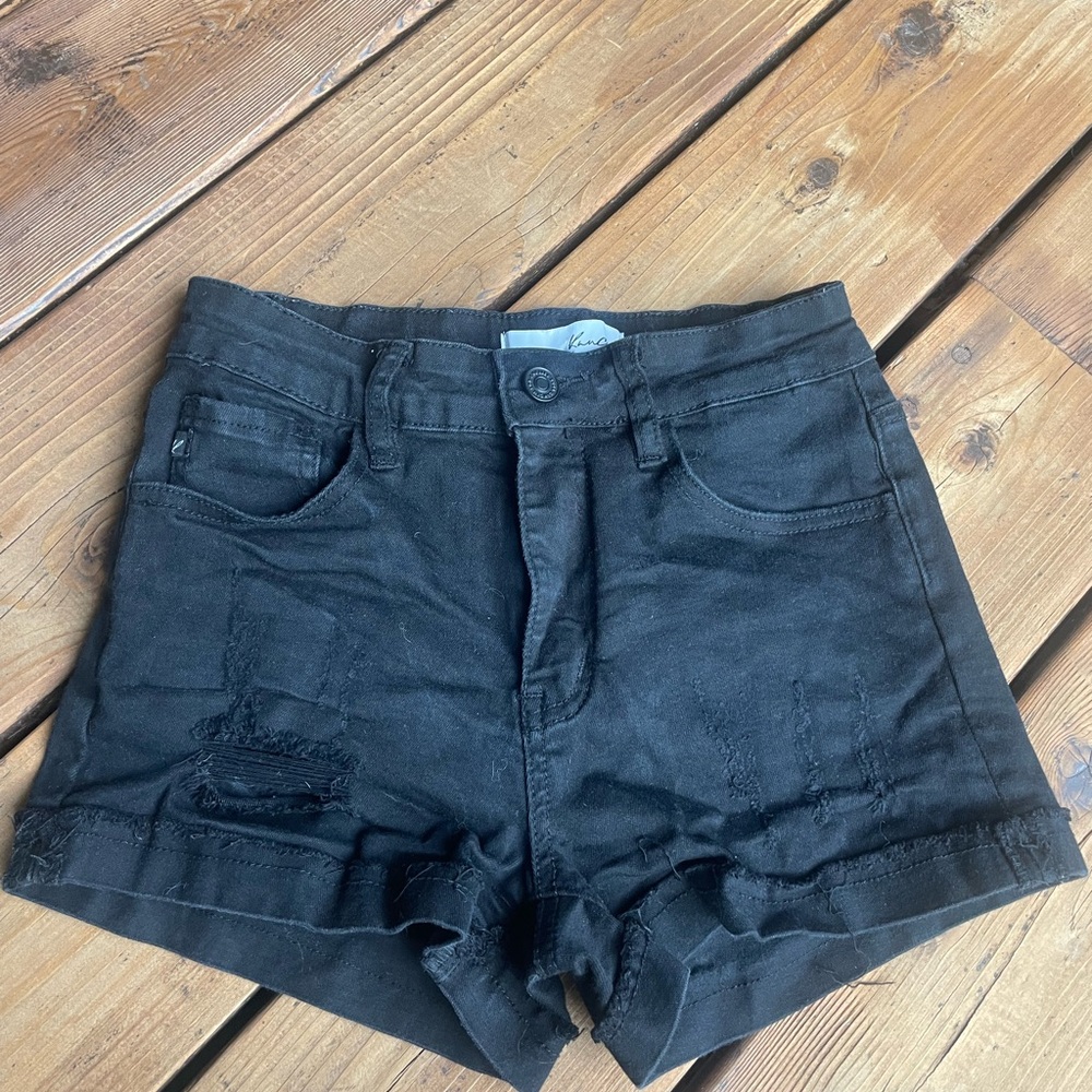 KanCan Black Jean Shorts for Women